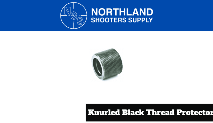 Knurled Black Thread Protector