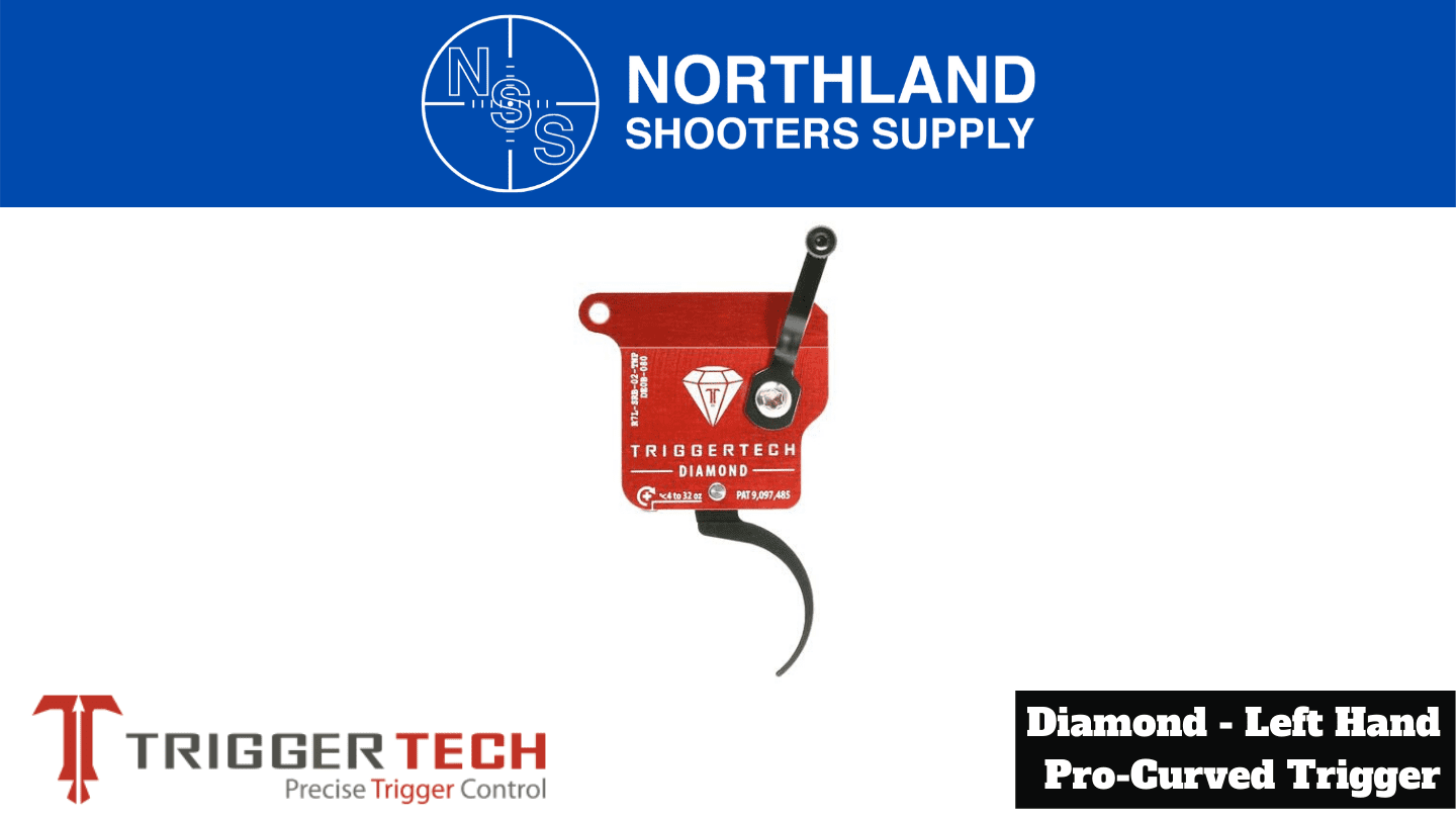 TriggerTech Diamond Trigger For Remington 700 Clones – Flat Face, No Bolt Release – R70-SRB-02-TNF