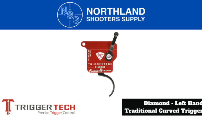 Northland Shooters Supply (NSS) has TriggerTech Diamond Left Hand Traditional Curved Triggers