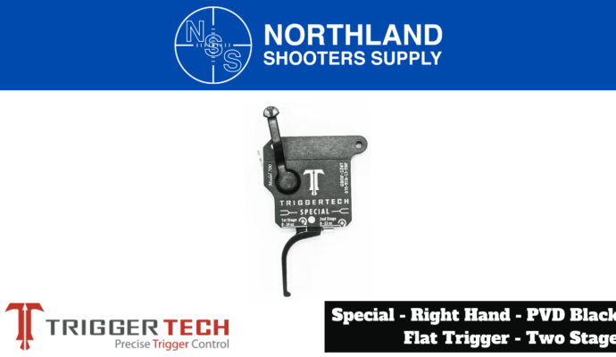 Northland Shooters Supply (NSS) has TriggerTech Special Right Hand PVD Black Flat Trigger Two Stage