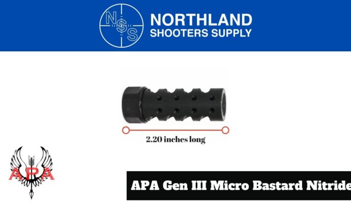 APA Gen III Micro Bastard Muzzle Break Nitride (1)