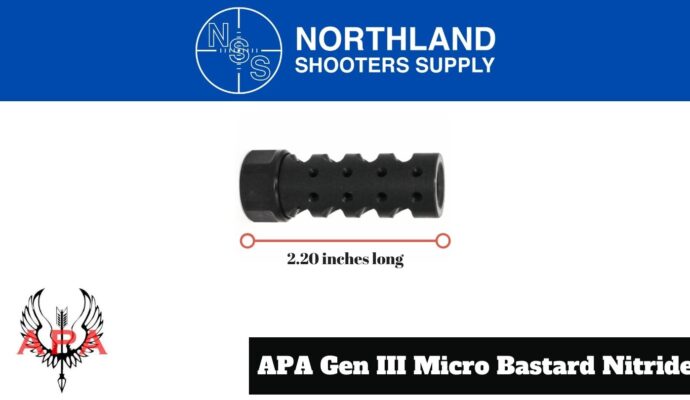 APA Gen III Micro Bastard Muzzle Break Nitride