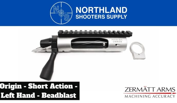 Zermatt Arms / Bighorn Arms Origin- Left Hand-Short Action- Beadblast