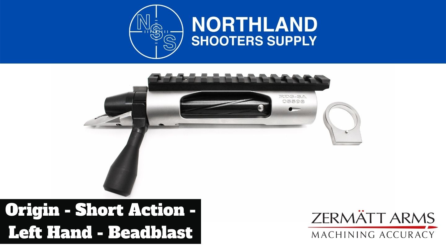 Zermatt Arms / Bighorn Arms Origin- Left Hand-Short Action- Beadblast