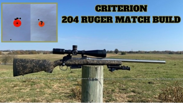 Criterion 204 Ruger Match Bull Barrel