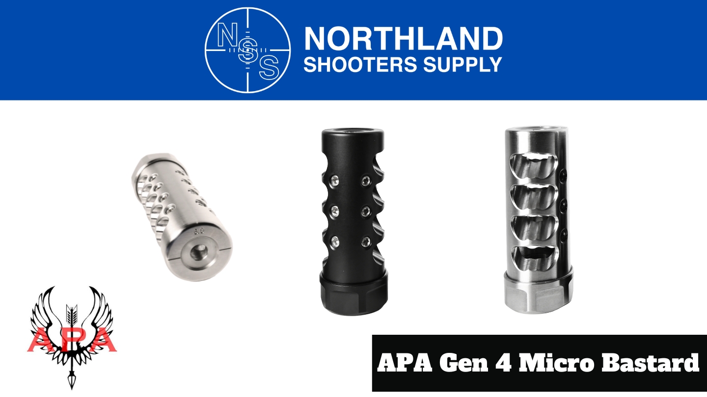 APA Gen 4 Micro Bastard Muzzle Brake APA Gen 4 Micro Bastard Muzzle Brake