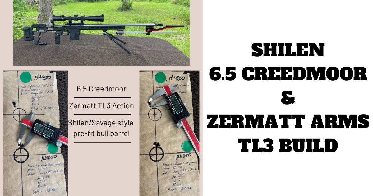 SHILEN 6.5 CREEDMOOR & ZERMAT TL3 BUILD | Northland Shooters Supply