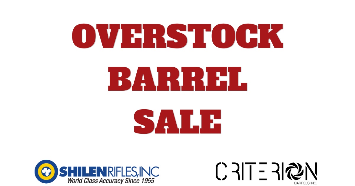 Overstock Barrel Sale
